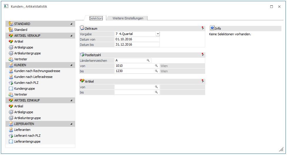 Flexiblere Ausgabe der Verkaufsstatistiken in der mesonic WinLine 10.3 Flexiblere Ausgabe der Verkaufsstatistiken in der mesonic WinLine 10.3